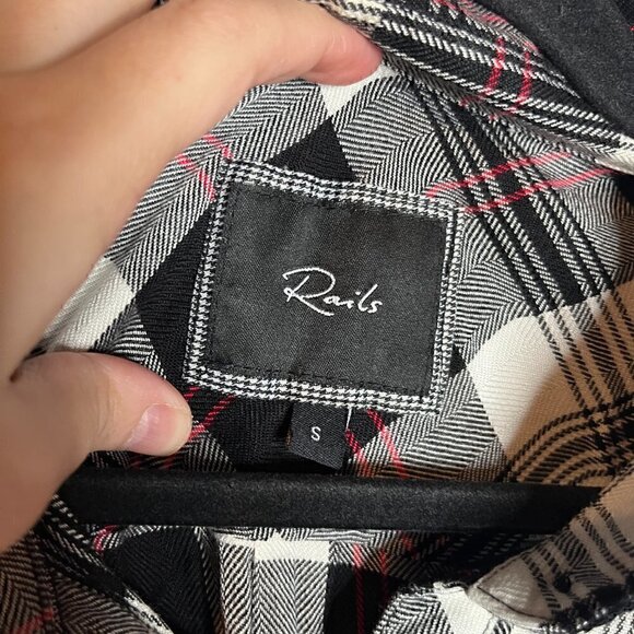 Rails plaid button down tunic dress - Picture 3 of 6